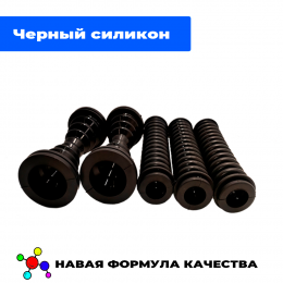 РК дверных гофр (патрубков), силикон, черный, для а/м УАЗ Патриот из 5шт